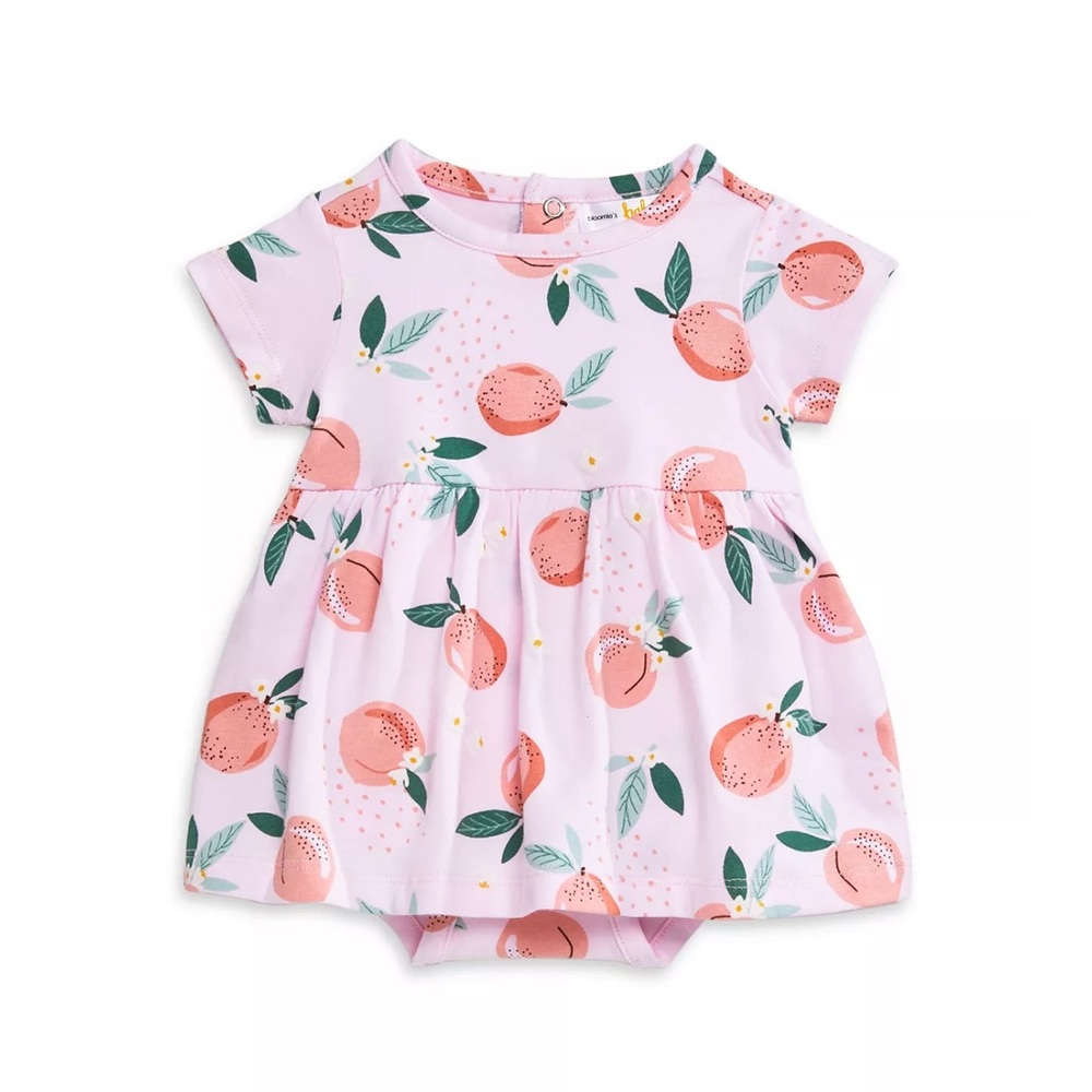 Bloomie's Baby Girls' Fruit Print Skirted Bodysuit - Baby